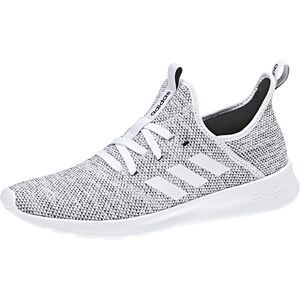 adidas Women's Cloudfoam Pure Running Shoe Size 6 White/White/Black
